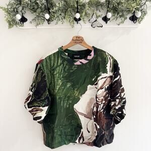 Rachel Comey Jupiter Tee small LS Crop Oversized Designer